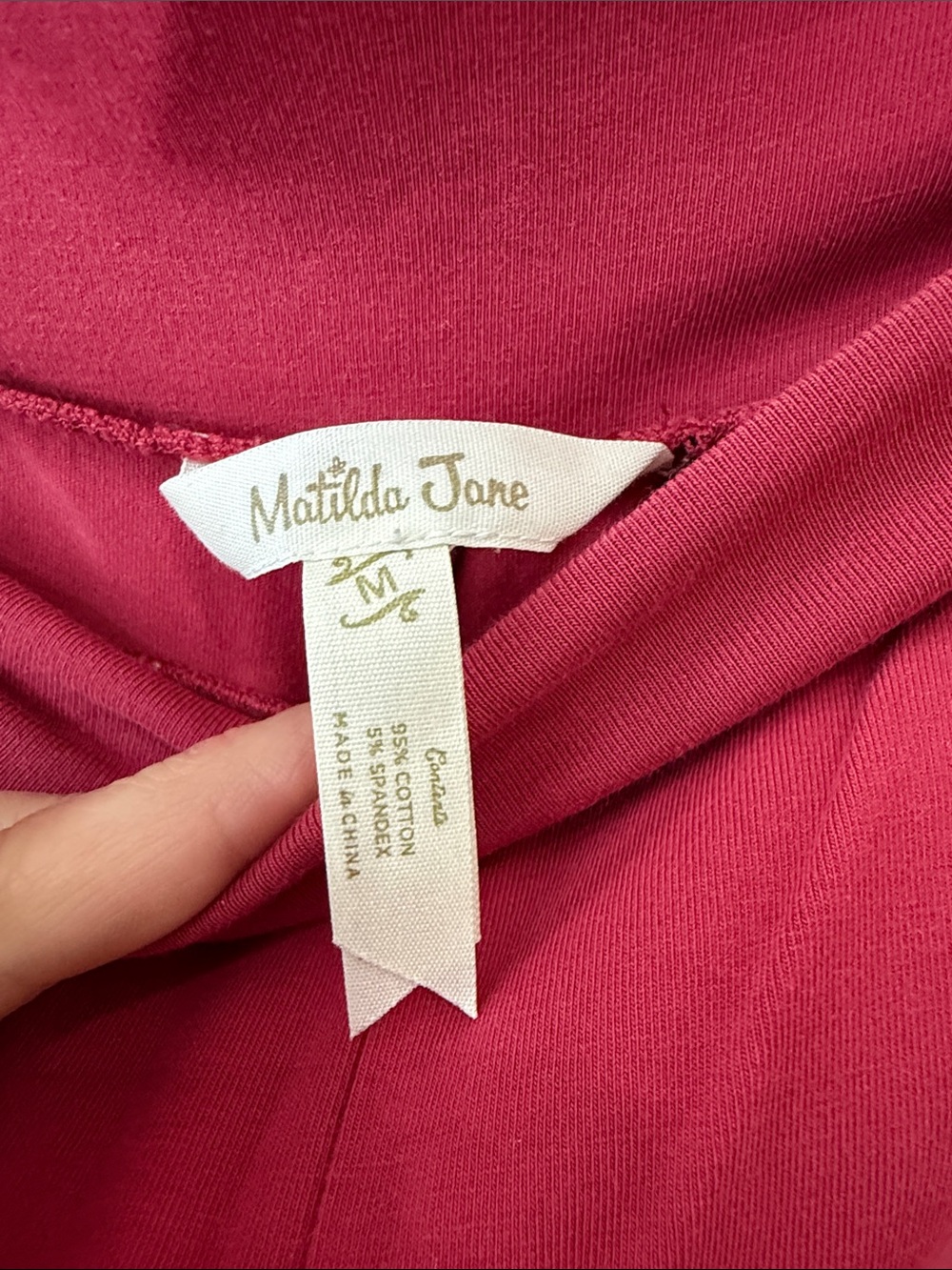 Matilda Jane Red Ruffle-Hem Skirted Pants - Picture 3 of 5